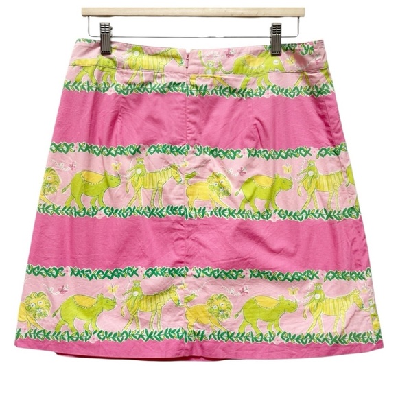Lilly Pulitzer Safari Animals Skirt Size 8 - Picture 2 of 9